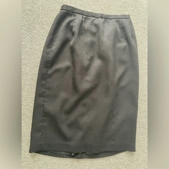Worthington Gray Midi Pencil Skirt Work - Picture 5 of 16